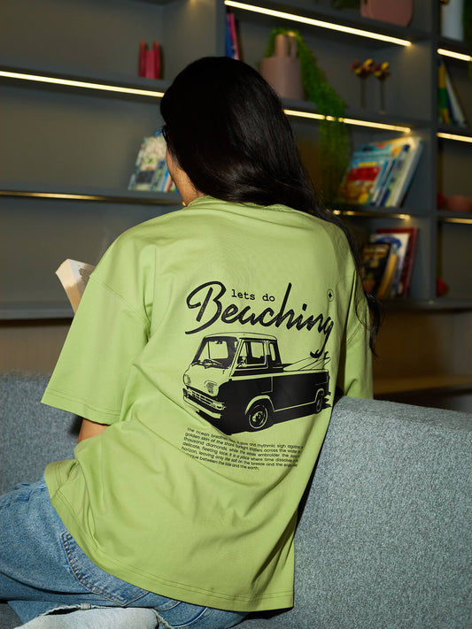 THE BEACHING RITUAL | Oversize Tee Lime