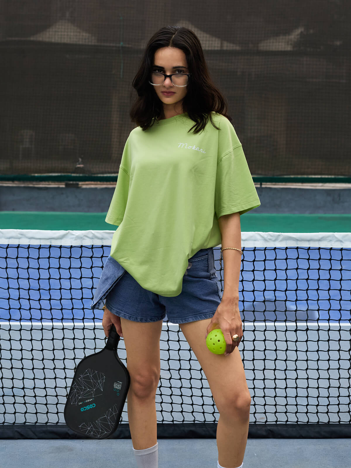 ZERO PLEASING | Oversize Tee Lime