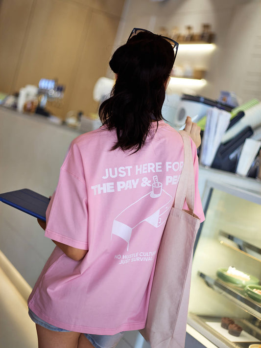 The Pay & Peace | Oversize Tee Pink