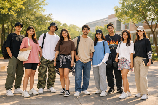 10 Oversize Tee Outfit Ideas for College in India