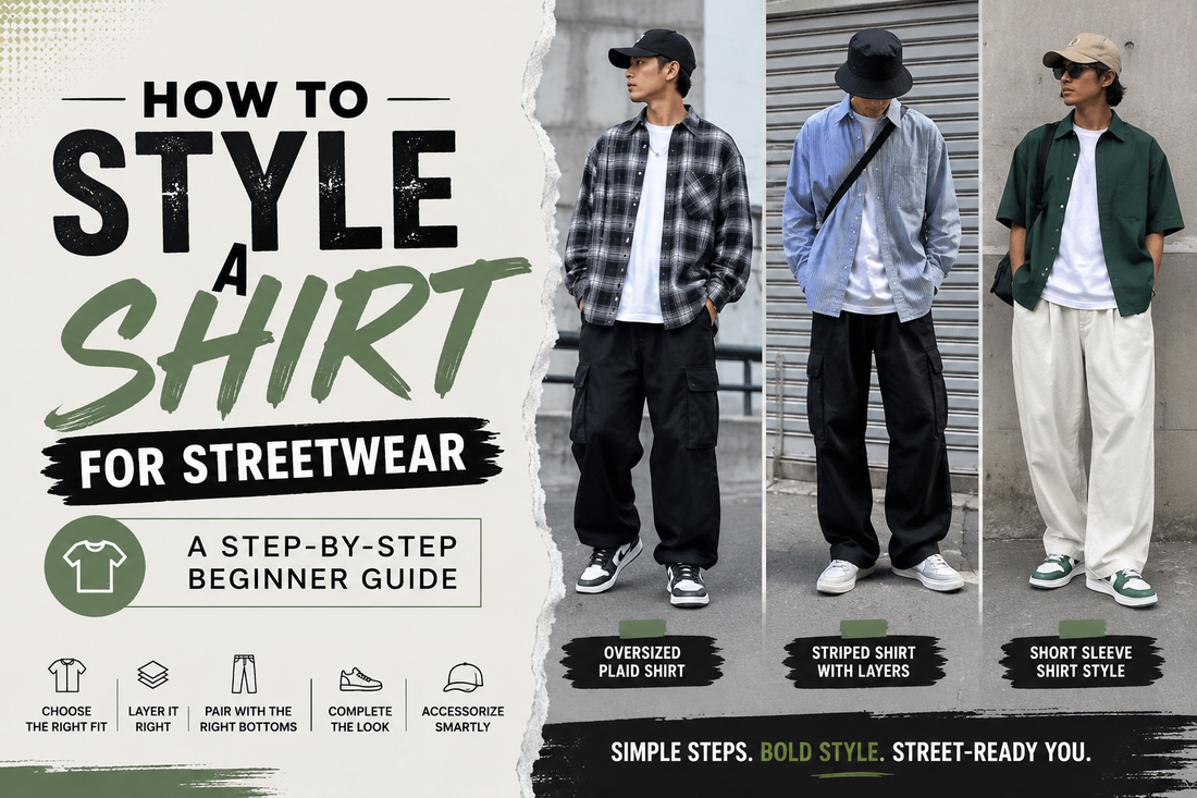 How to Style a Shirt for Streetwear: A Step-by-Step Beginner Guide