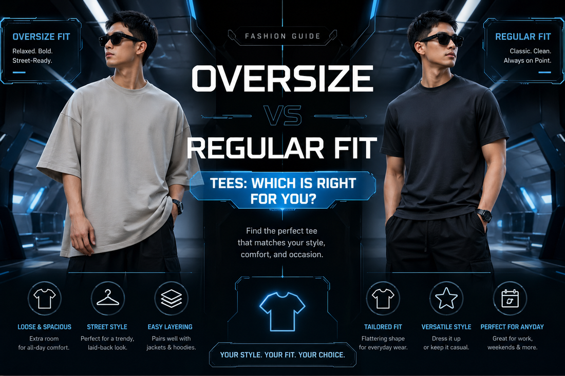 Oversize vs Regular Fit Tees: Which Is Right for You?