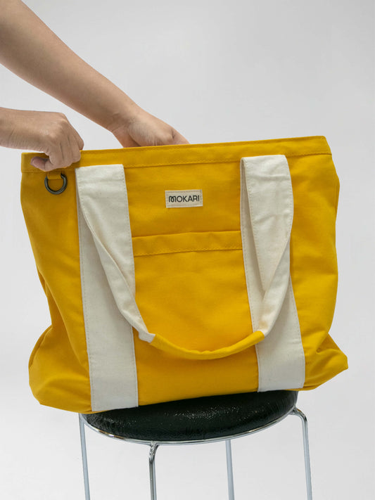 Sunshine Yellow | Premium Cotton Tote Bag