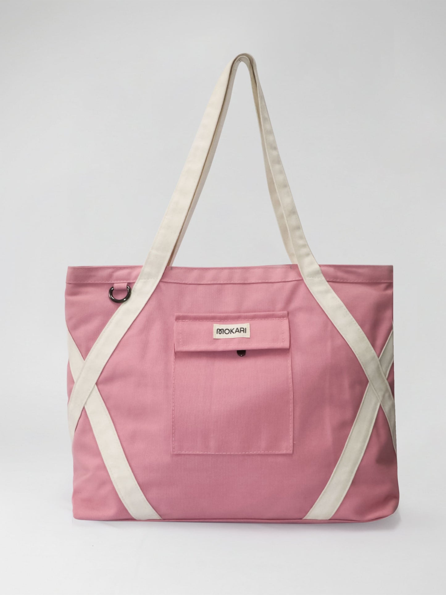 Crossover Canvas Tote - Blush Pink