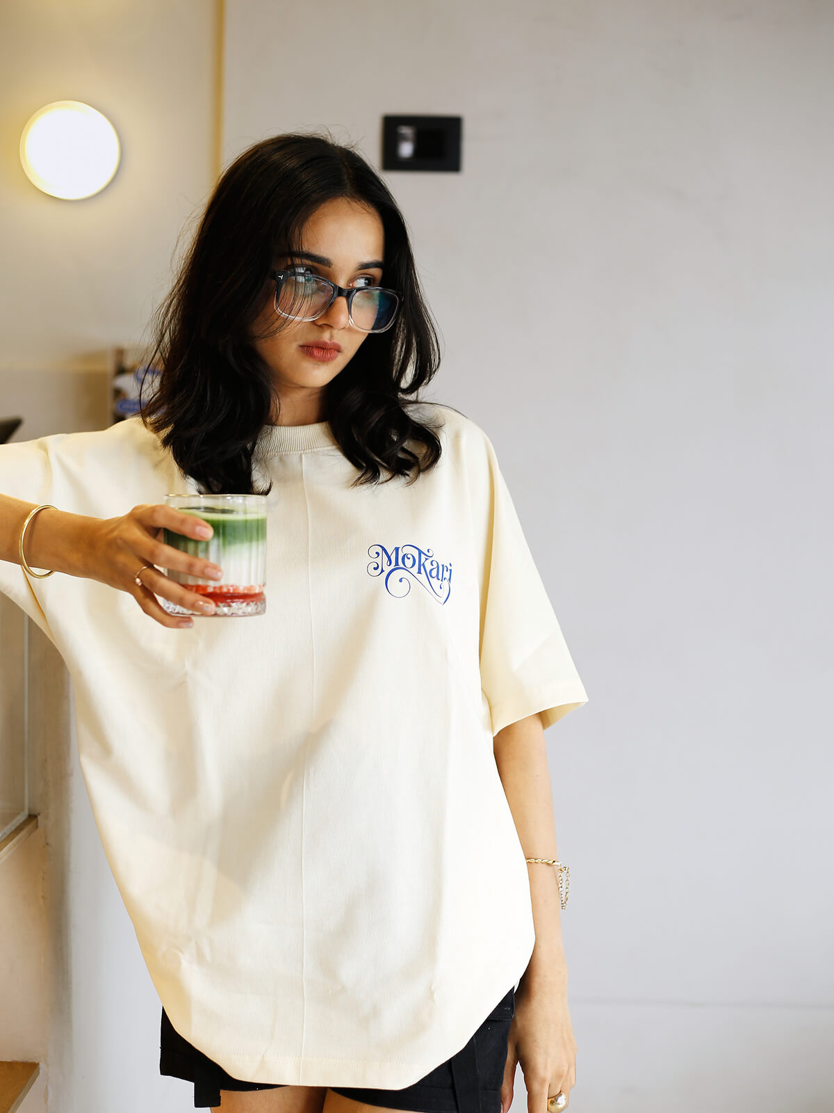 Matcha first, everything later Tee Cream/Vanilla