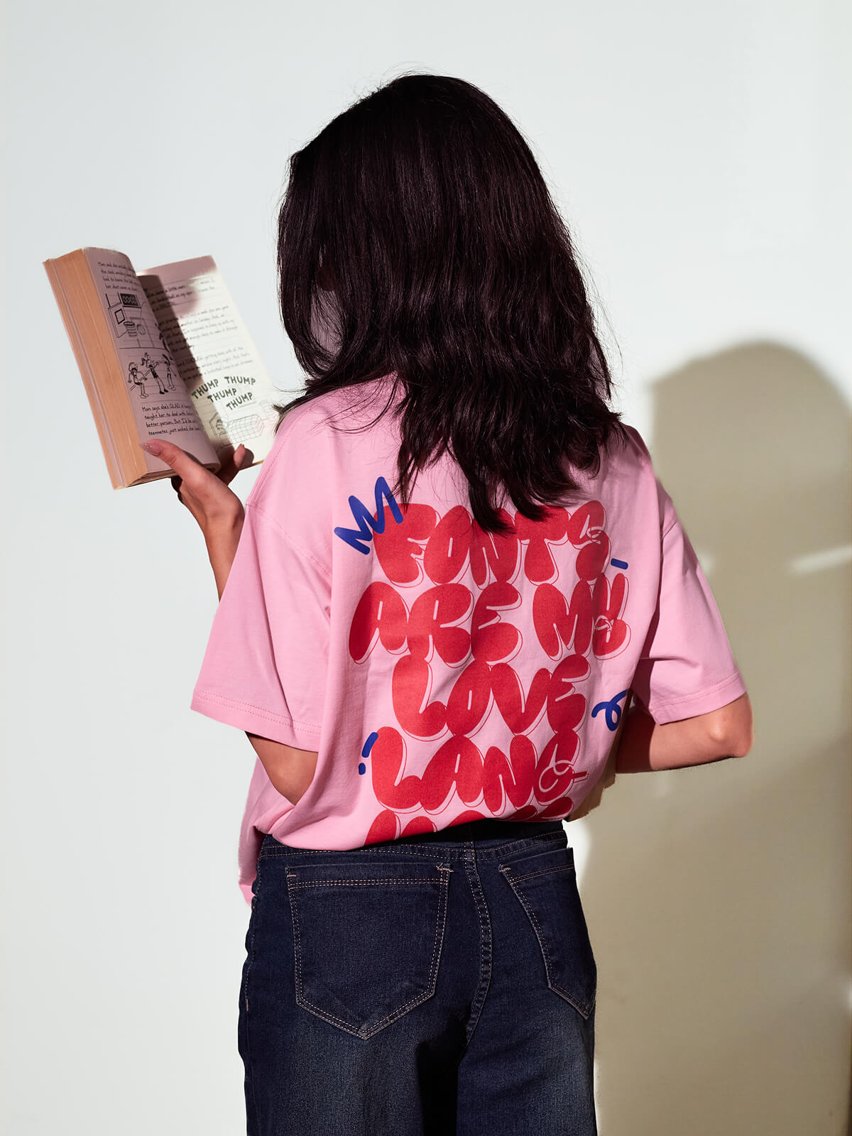 The Love Language | Oversize Tee Pink