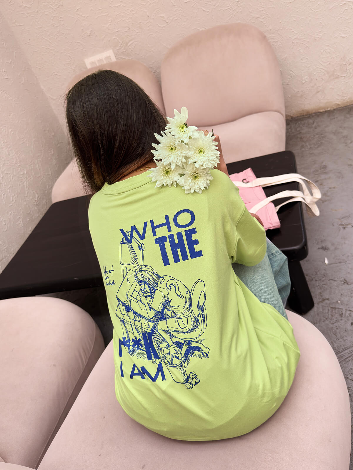 The Artist Lab | Oversize Tee Lime