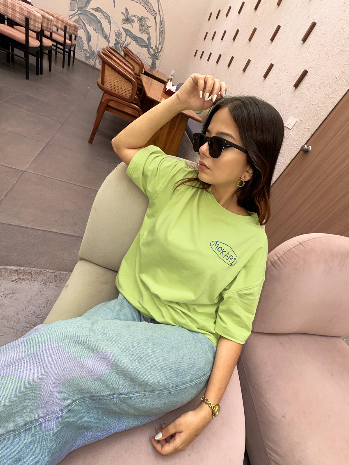 The Artist Lab | Oversize Tee Lime