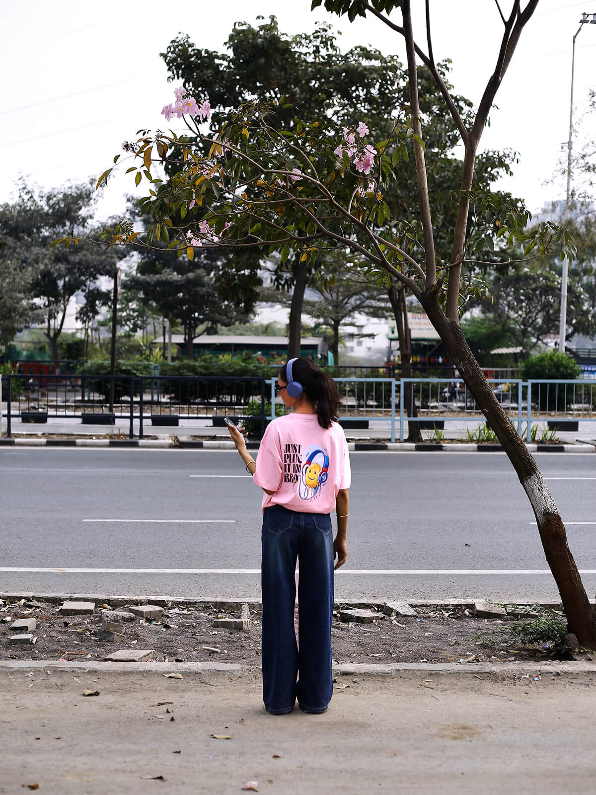 The Plug-In Bro | Oversize Tee Pink