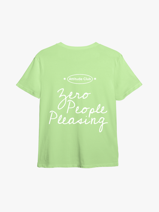ZERO PLEASING | Oversize Tee Lime