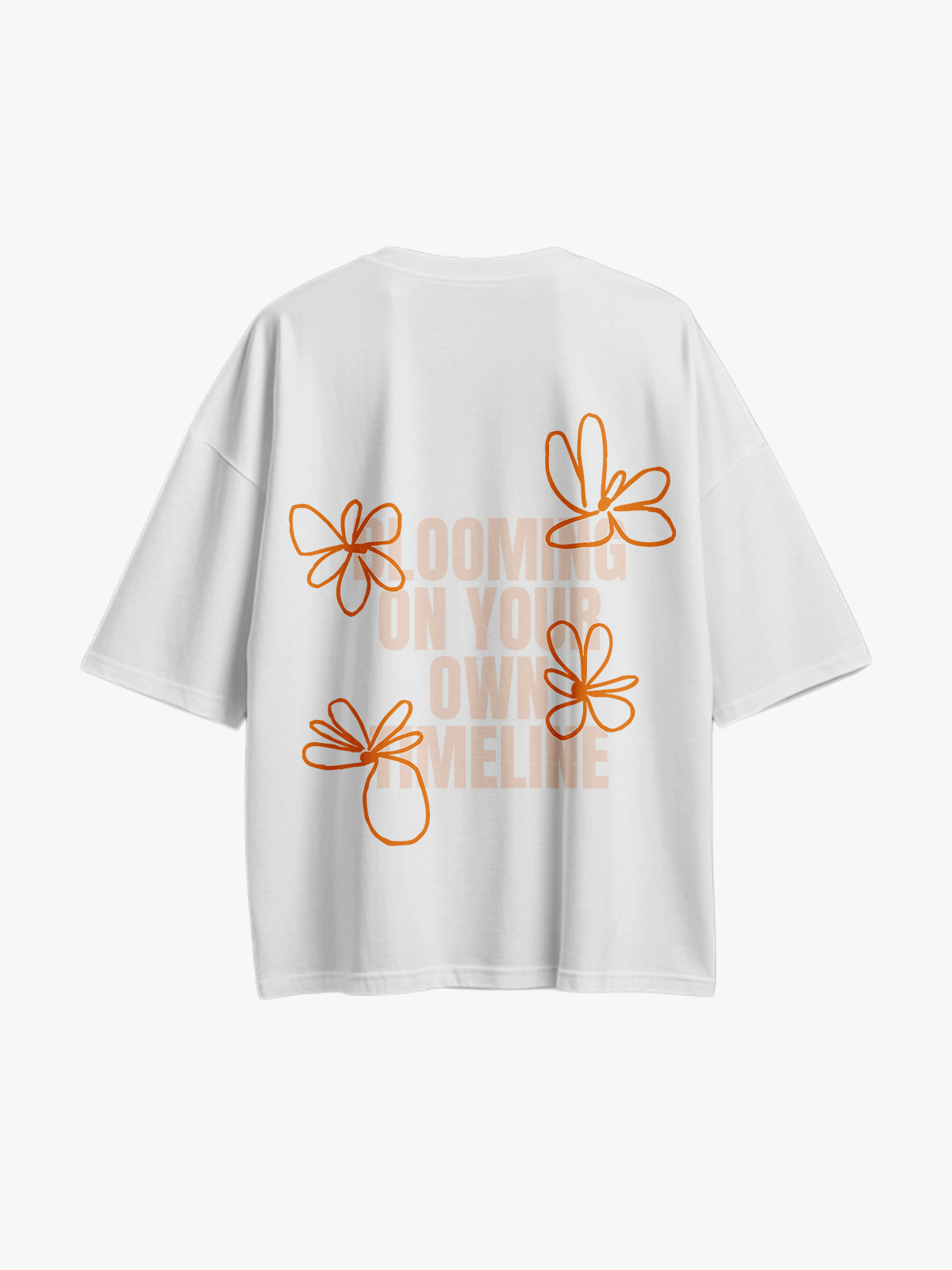 BLOOMING ON YOUR OWN TIMELINE | Oversize Cloud White