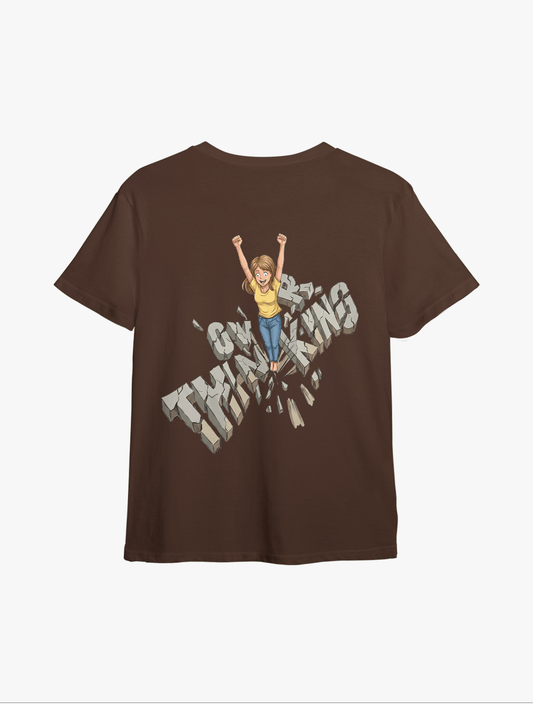Overthinking Breakout | Oversize Chocolate Tee