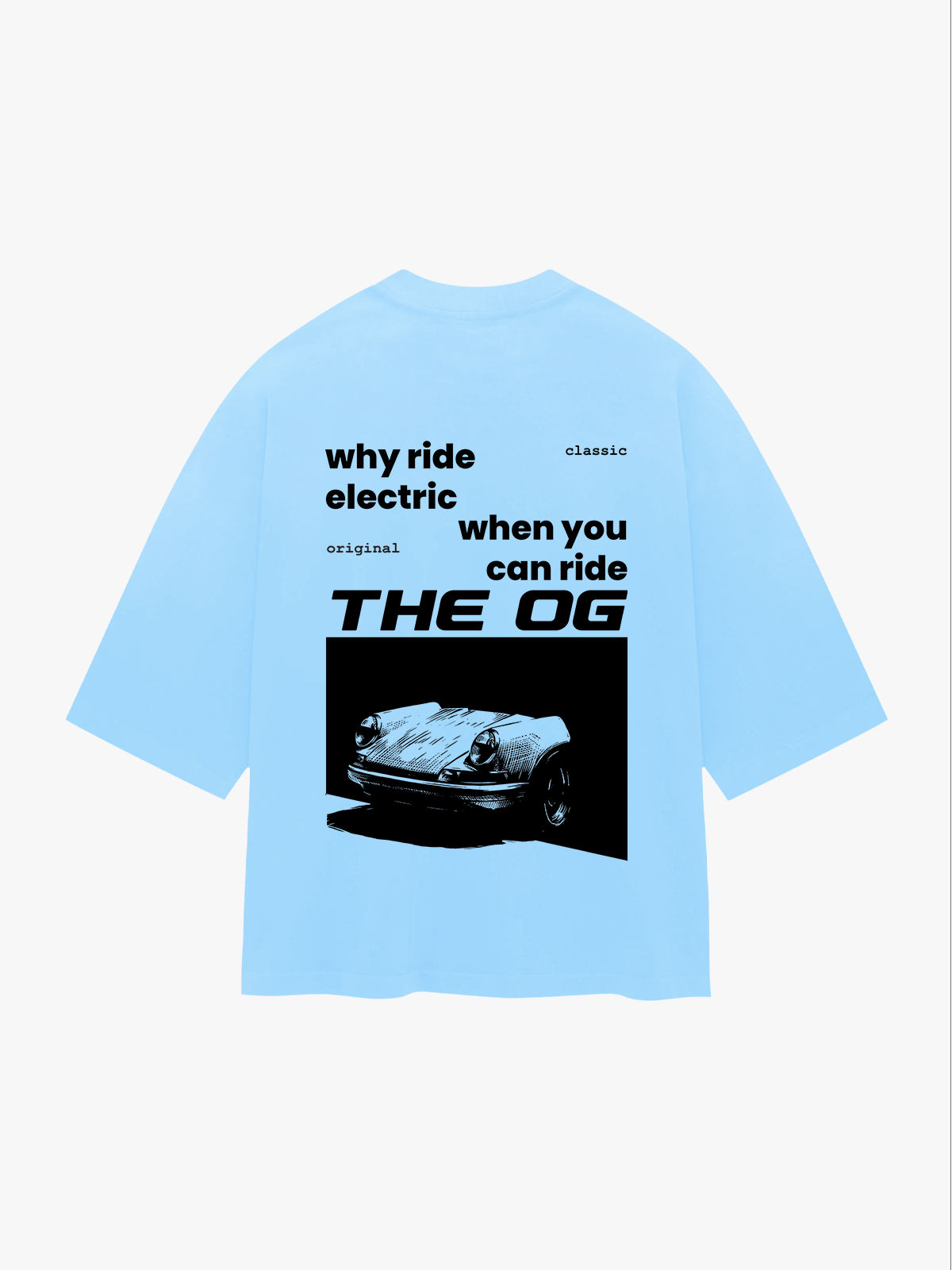 The OG ride | Kimono sleeve | Oversize tee Skye
